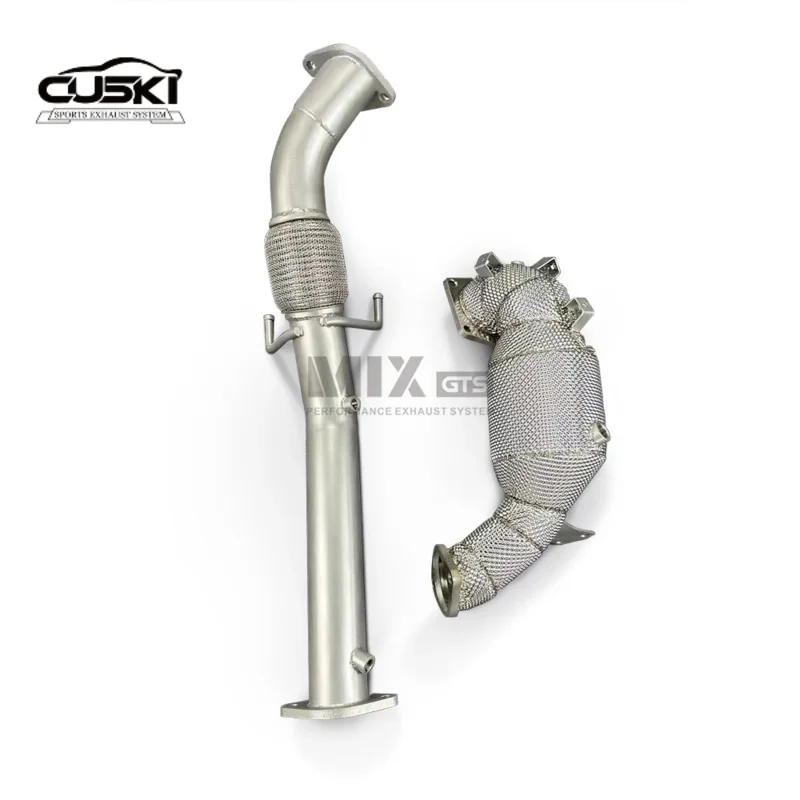 High Flow No Cat Exhaust Downpipe Applicable to Hyundai  Elantra N 2.0T quality Stainless Steel Car Accessories exhaust system