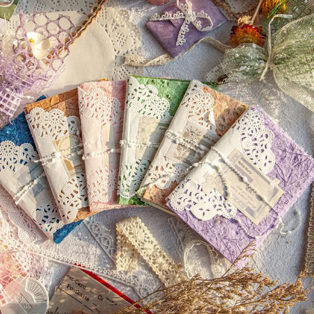 16Pcs Texture Scrapbook Paper Vibrant Color DIY Crafts Scrapbooking Planner Journal Supplies Collage Card Embellishments