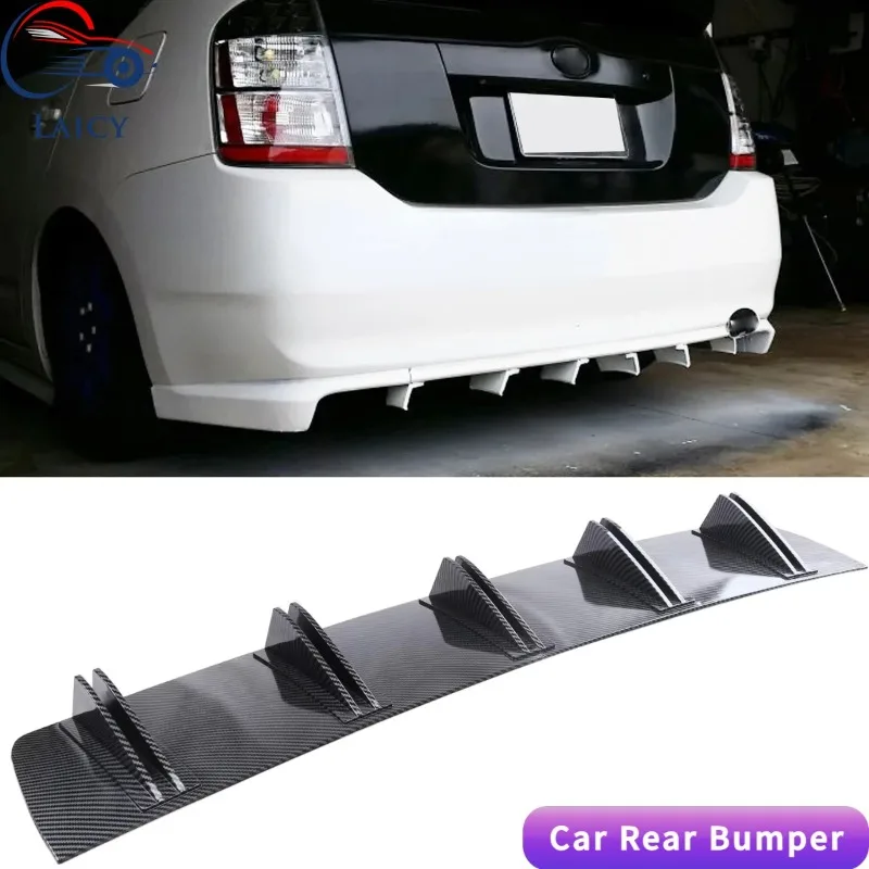 

LAICY Задний диффузор для Toyota Prius, сплиттер-«акулий плавник», накладка на бампер, черный спойлер-«губа» на задний бампер