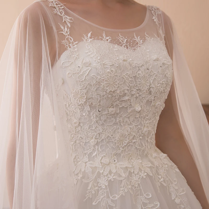 فساتين زفاف ساحرة رائعة بدون أكمام فستان زفاف رداء De Mariée للنساء فستان زفاف بلينغ مخصص