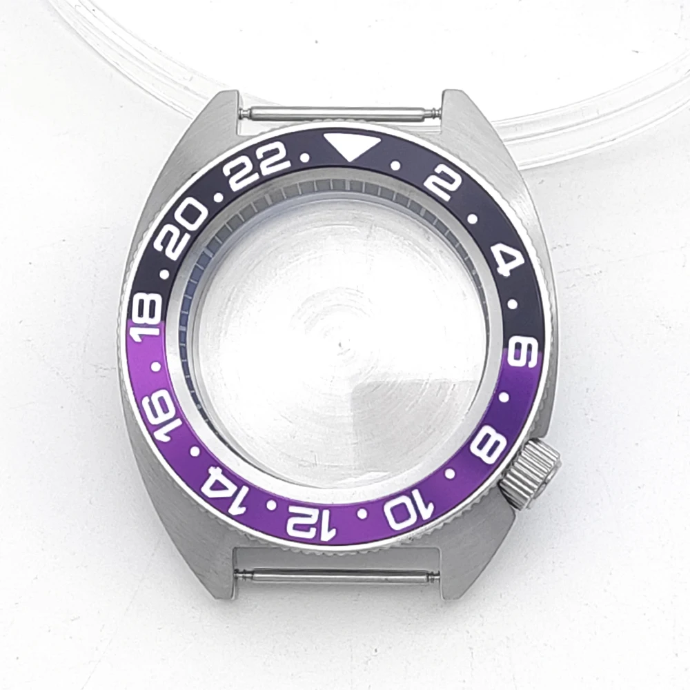 جديد 40 مللي متر ساعة فضية رجل 5Bar مقاوم للماء الياقوت الزجاج nh35 الميكانيكية التلقائي ساعات المعصم ل NH35/NH36 Reloj Hombre