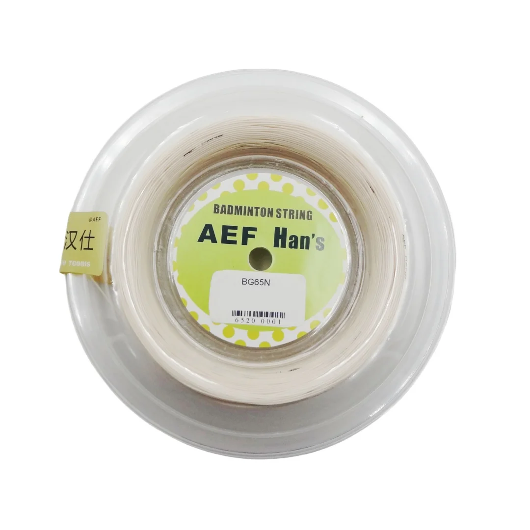 AEF Badminton String 200m Reel 0.65mm Tensile Strength 65N for Sports And Fitness Stringing Needs
