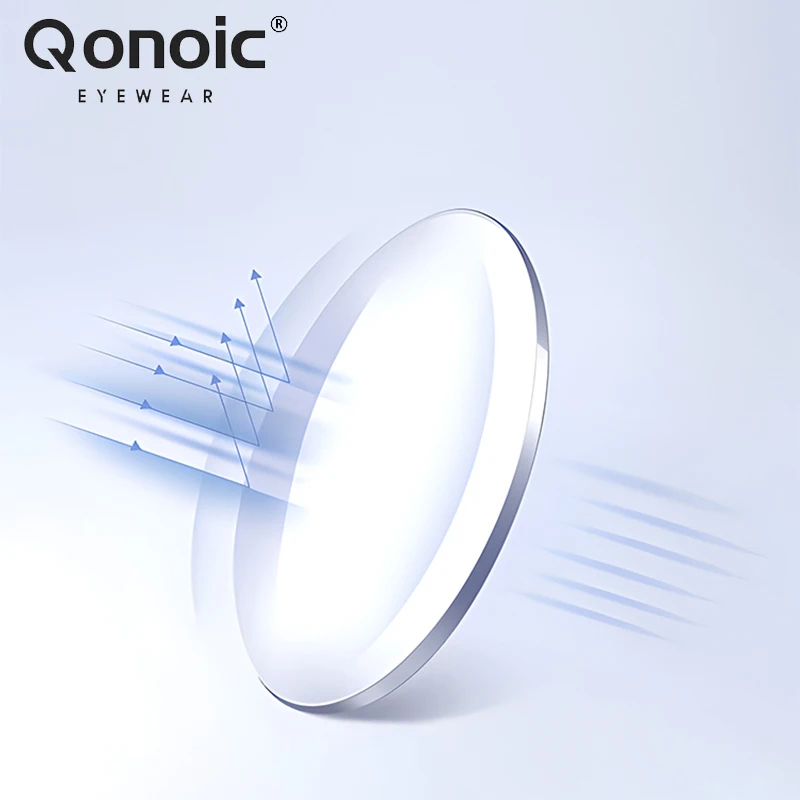 

Qonoic 2pcs/1pair Anti Blue Light Optical Lens CR-39 Resin Lens Prescription Customization 1.56 1.61 1.67 1.74