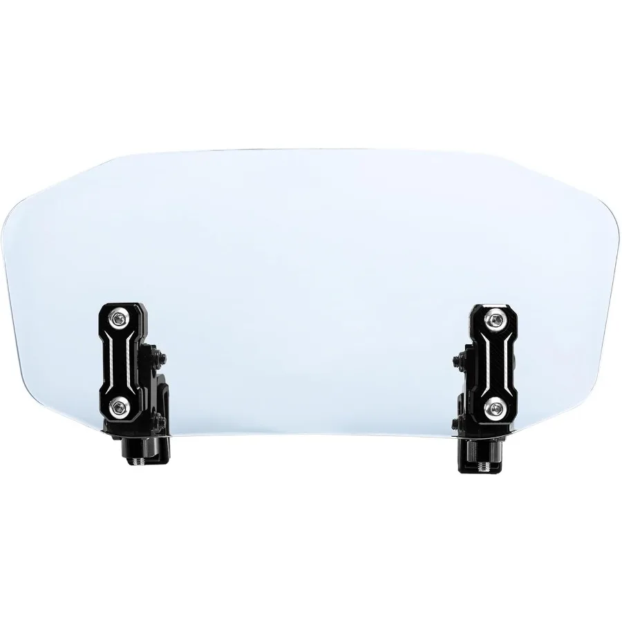 مشابك تمديد الزجاج الأمامي للدراجات النارية قابلة للتعديل مع سبويلر مرتفع من معدن الألومنيوم المحدث لتعزيز الهوائية