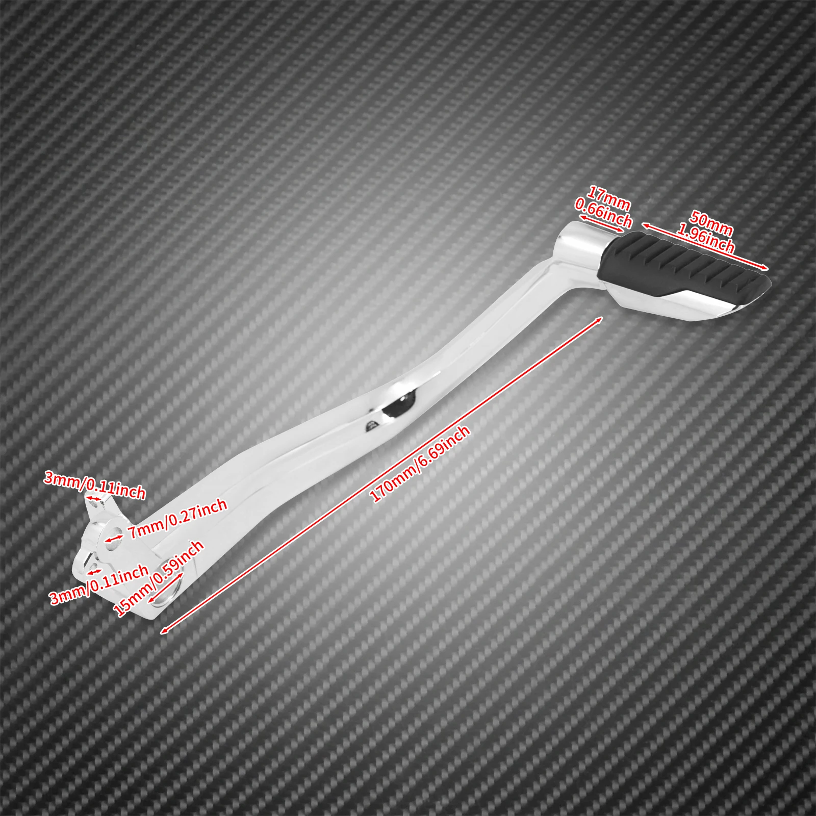 Motorcycle Driver Footpeg Brake Lever Front Footrest Foot Control Pedal Lever Kit For Honda Goldwing GL1800 Gold Wing 2018-Up