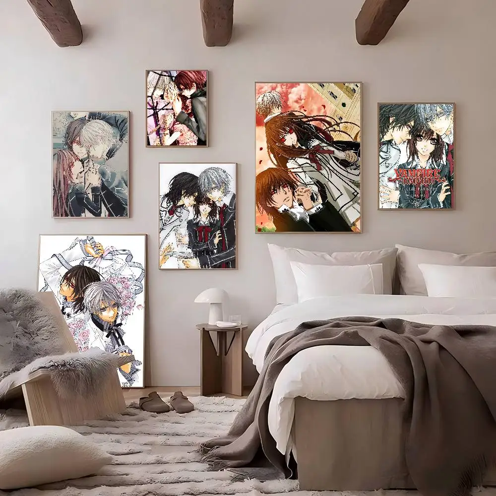 Vampire Knight Anime DIY Sticky Poster Fancy Wall Sticker For Living Room Bar Decoration Wall Decor