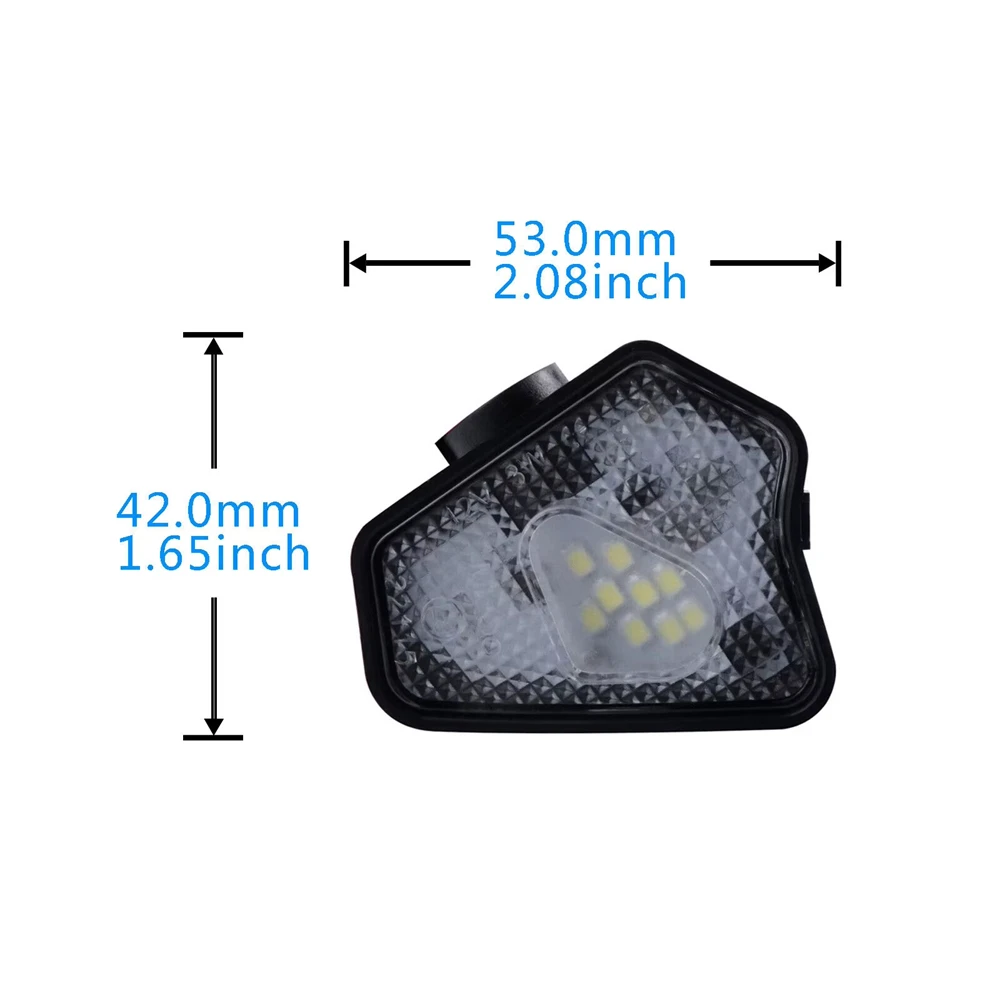 LED الجانب تحت مرآة البركة ضوء لمرسيدس CLS CLA GLA W219 W117 W209 W156 Canbus SMD