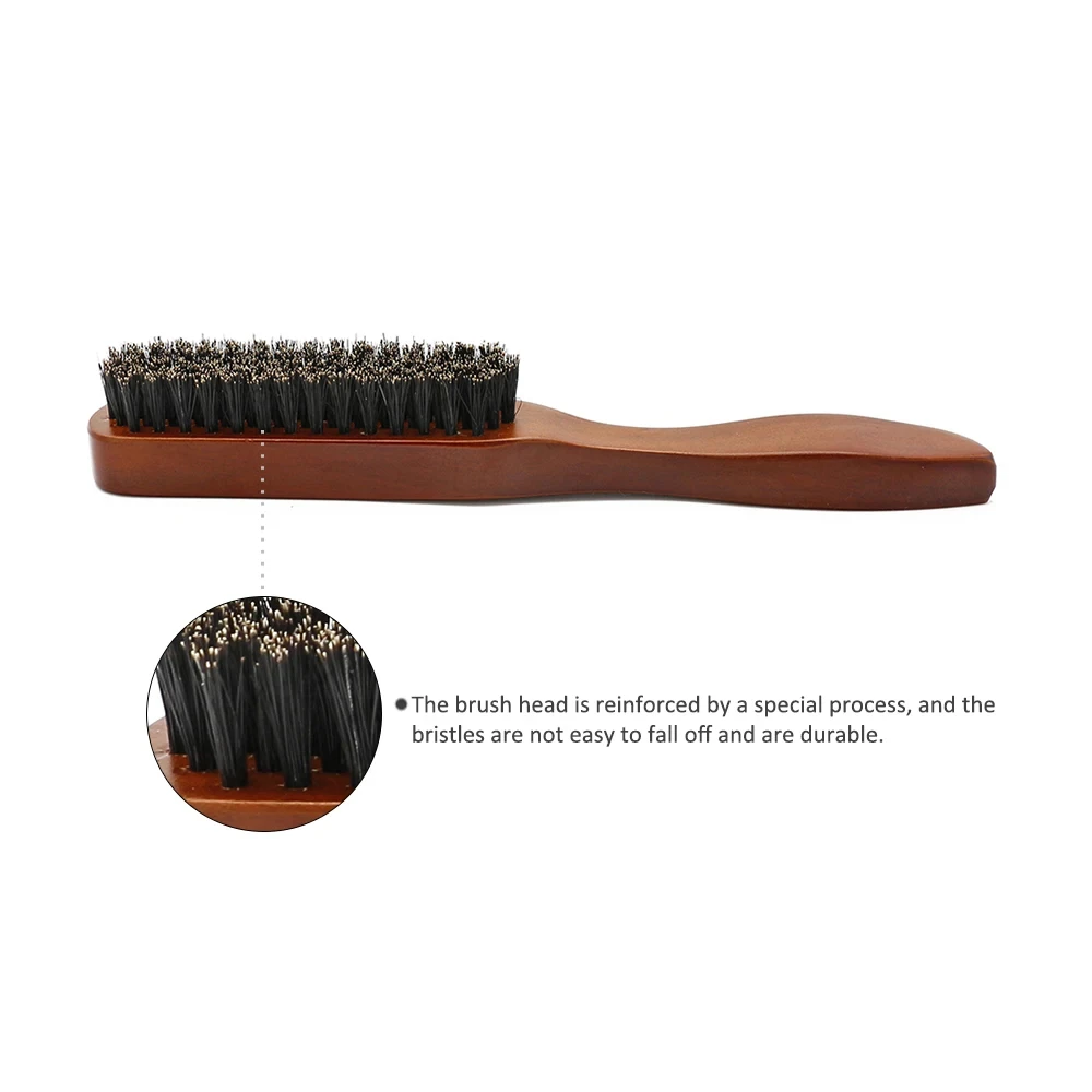 3-teiliges Friseur-Bürsten-Set: Holz-Toupetkamm, Bürste mit Borsten zum Entwirren, Mini-Twist-Rundbürste für Lockenstyling – Detail 21