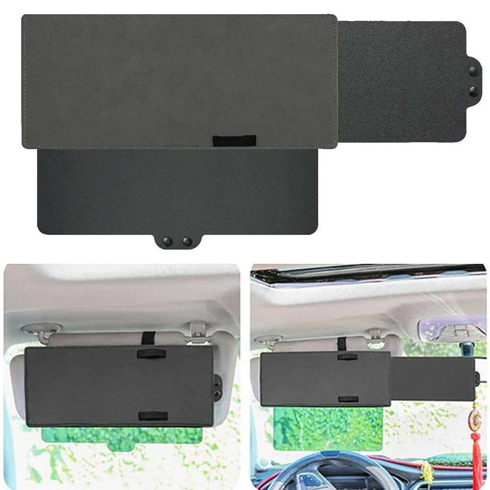 

Car Sun Visor Extender Retractable Anti Glare Blocker Windshield Sun Protection Sunshade Extension UV Protector Accessories
