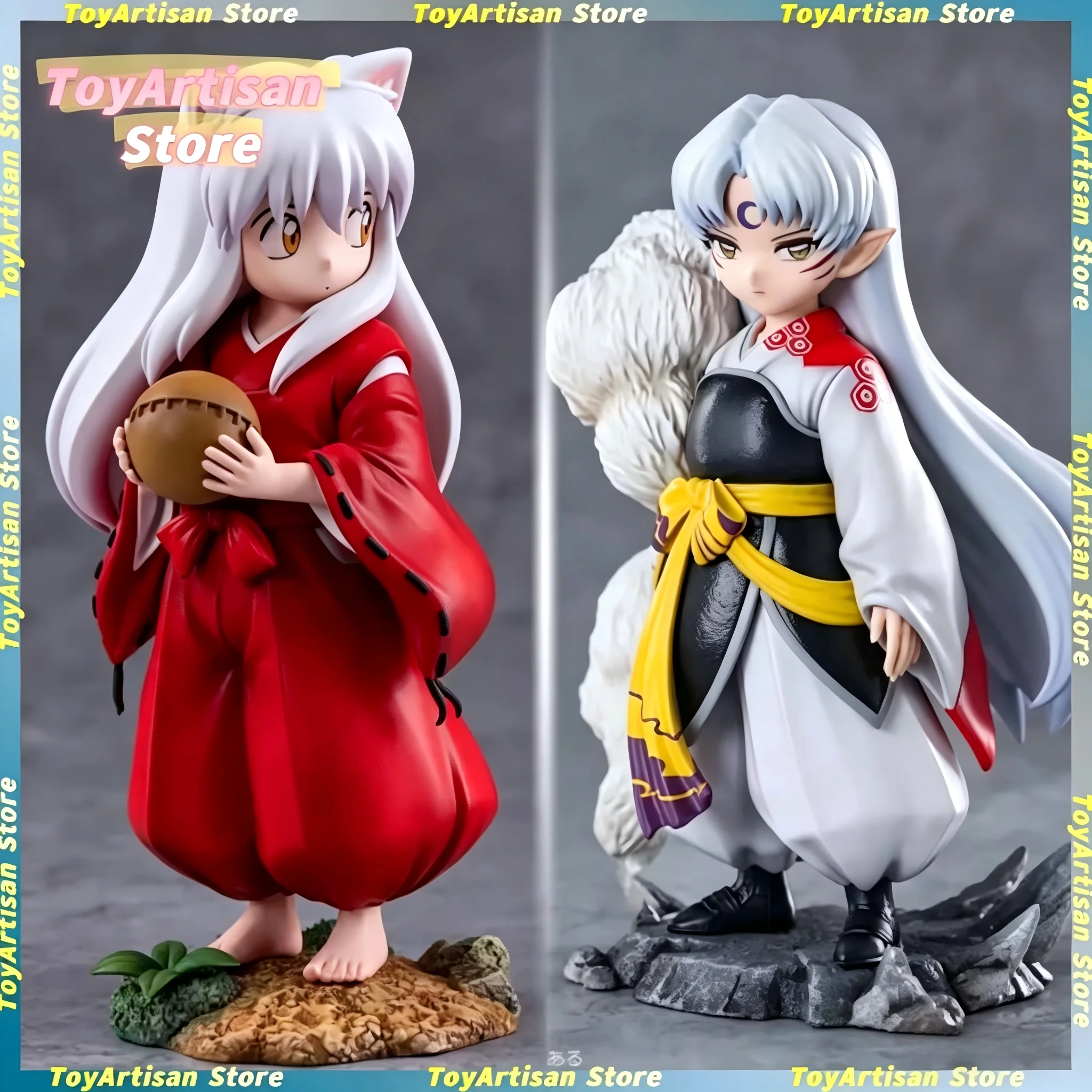 

Exquisite White-Haired Demon Lord Figure Classic Anime Statue Collectible Model Toy Home Decor Ornament Gift for Anime Fans