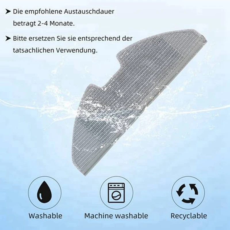 قطع غيار المكنسة الكهربائية للروبوفاك ، فلتر Hepa ، قماش الممسحة ، فرشاة جانبية رئيسية ، تناسب Eufy Robovac ، G10 ، G20 ، G30