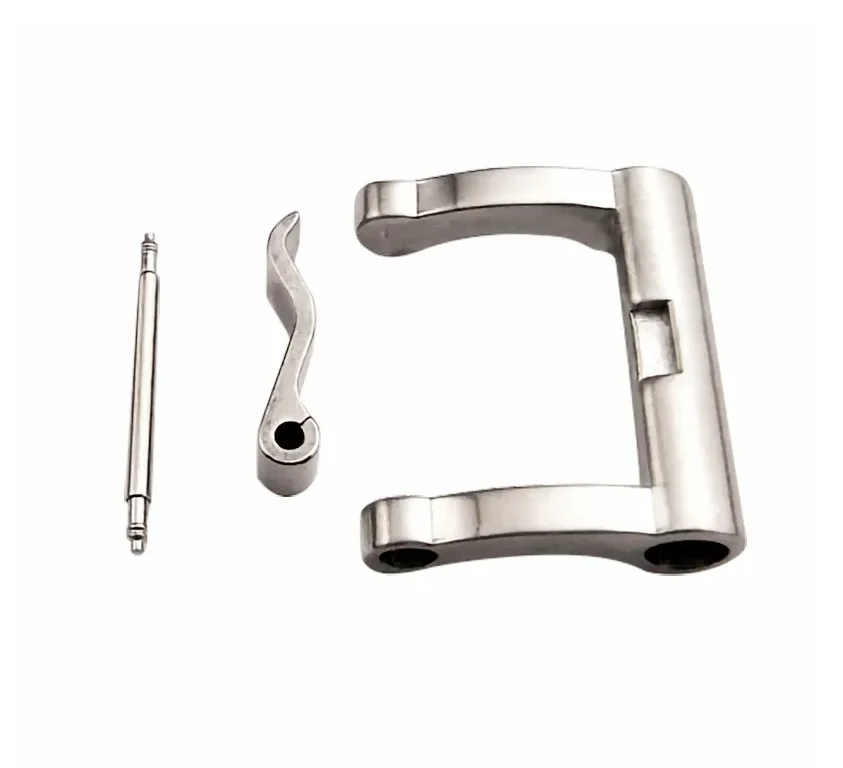 جديد 20 22 مللي متر تصميم برميل مزدوج الفولاذ المقاوم للصدأ مشبك ساعة مشابك لـ Pam لأي مشبك ساعة استبدال