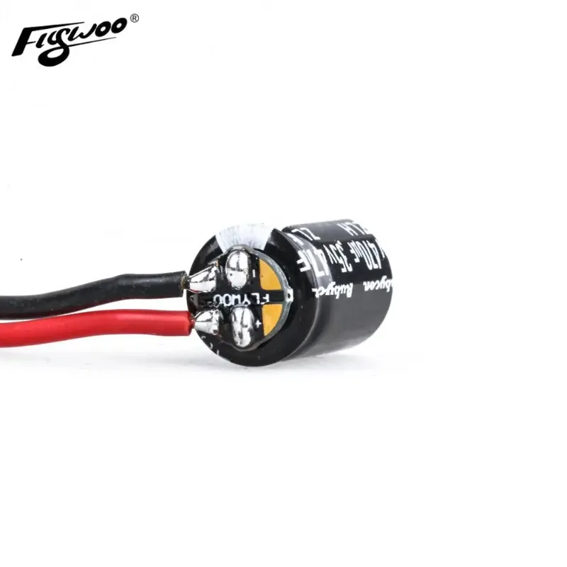 Kit de condensadores para Dron FPV, 25V, 35V, 50V, 220uF, 470uF, baja ESR, surtido Rubycon Unicon con PCB para reparación de bricolaje de reducción de ruido ESC