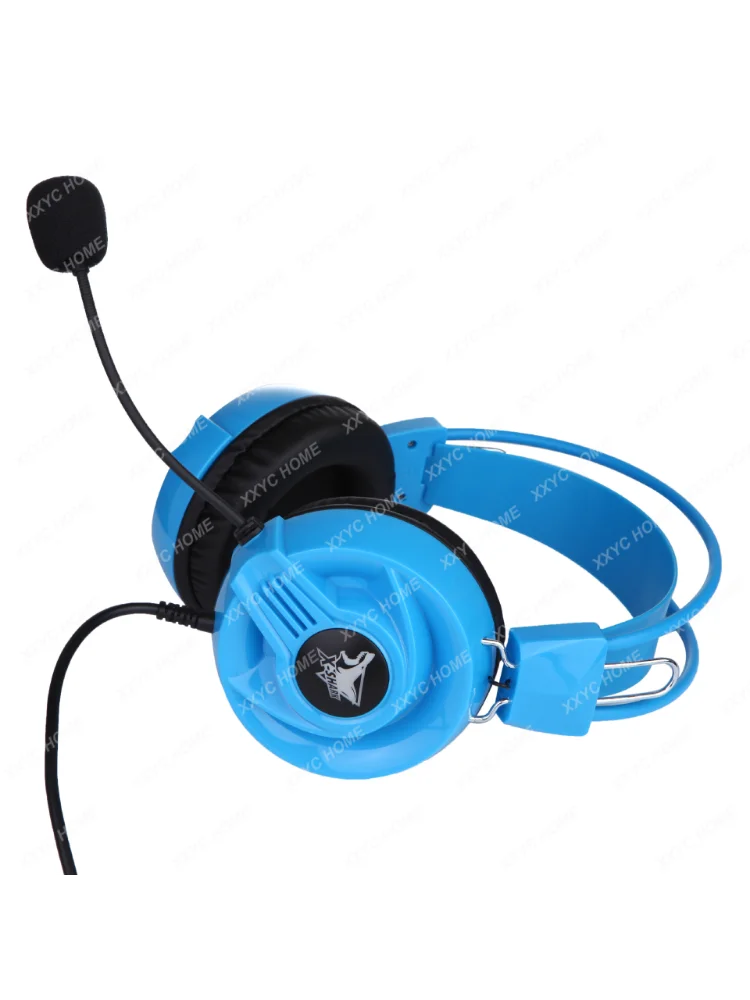 Headset RGB Light Multi-Function 3.5 Plug Voice Headset Multi-Color