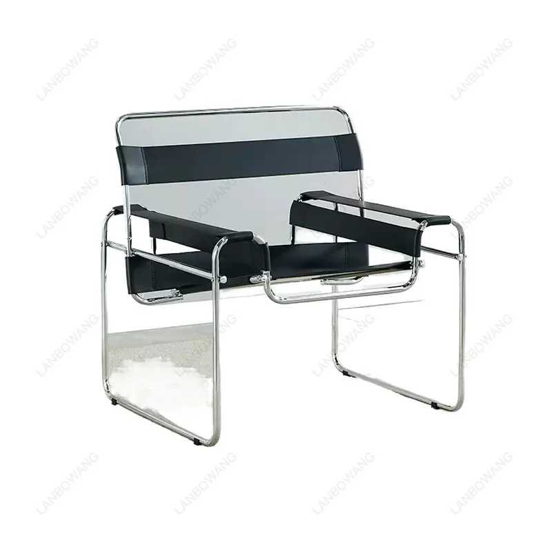 Stainless Steel Single Sofa Chair Modern Leisure Individual Sofa Armchair For Living Room