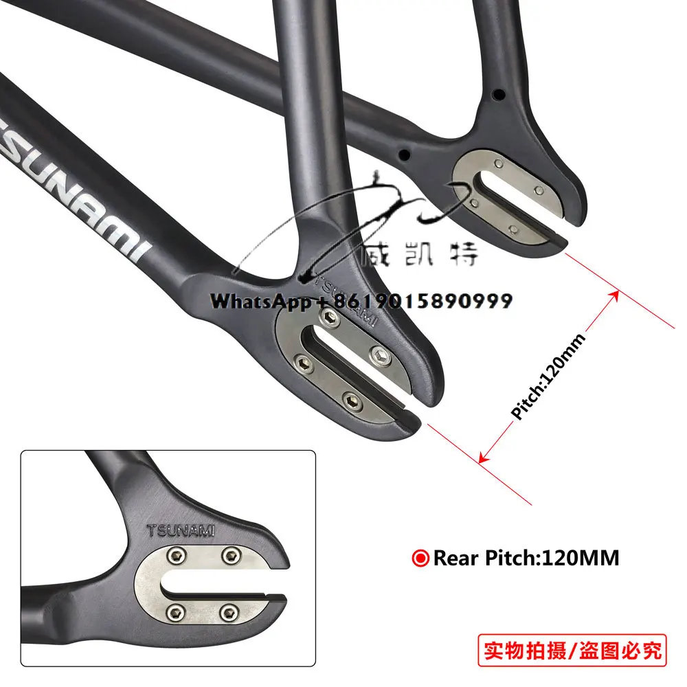 49 52 55 58 CM Tsunami SNM100 Aluminiumlegierung Fixed Gear Fahrradrahmen Single Speed Rennrad Fixie Rahmen für Fahrrad