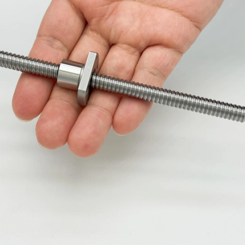 C5 Miniature Ball Screw SFK0802 0802 Length 100 150 200mm with SFK Ball Nut 3D Printer