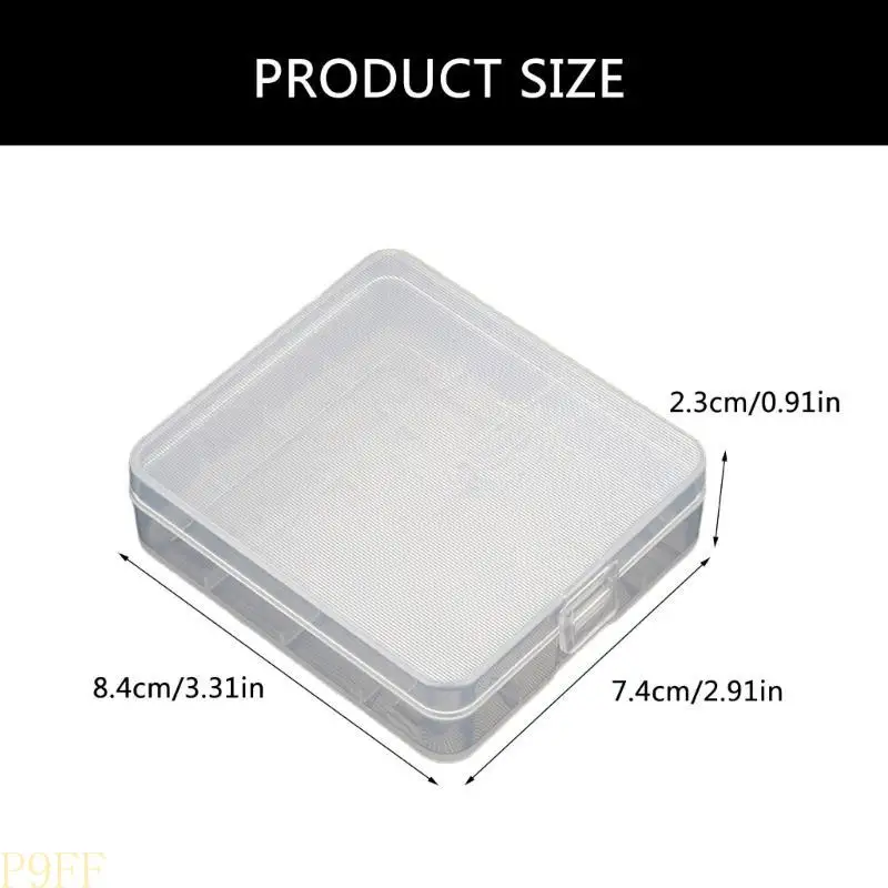 CS1W Convenient Battery Storage Case for 18650 Batteries Secure &Organize Batteries with this Plastic Storage Case Box