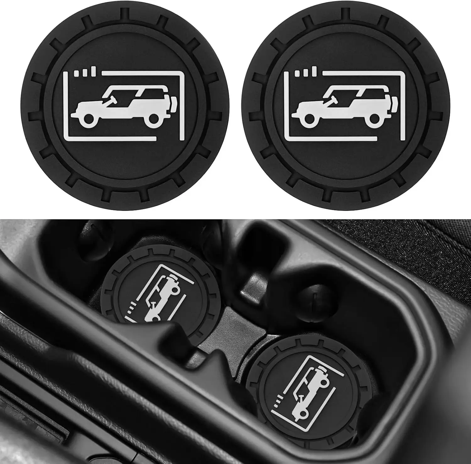 

2Pcs Silicone Car Coasters Water Cup Mats Waterproof Slot Pads For Audi Sline A3 A1 A4 A6 B8 A5 B7 C7 A7 A8 B9 B6 C6 Q2 Q3 Q5 Q7