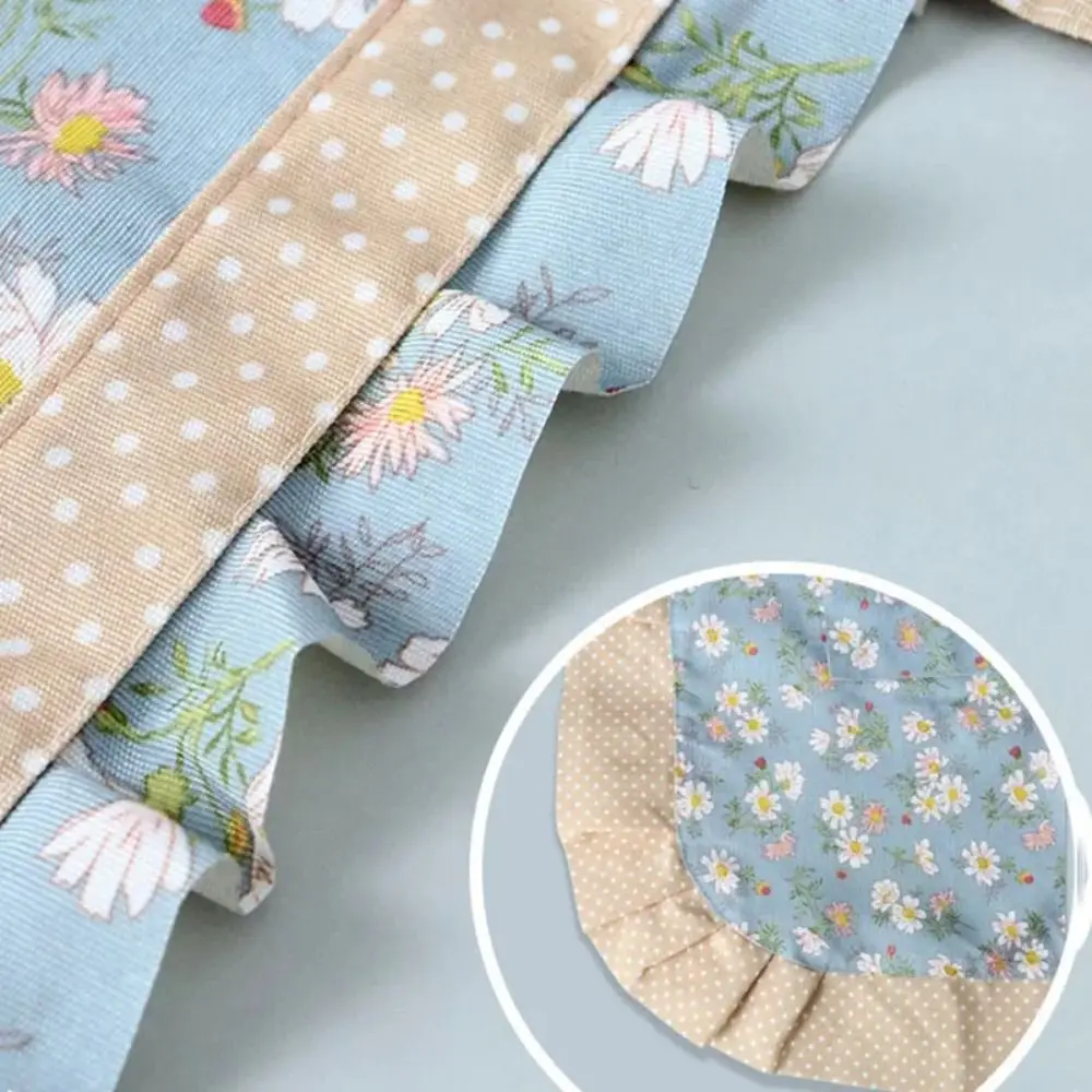 1Pcs New With Waistband Japanese Apron Cross Back Baking Florist Kitchen Cooking Aprons Housework Women Maid Dress Apron
