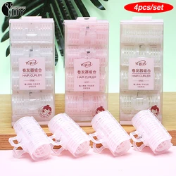 4pcs/pack Air Bangs Curling Roller Hair Rollers Bang Roll Curler Plastic Self-adhesive Hair Curling Hairdressing Tool For Girls