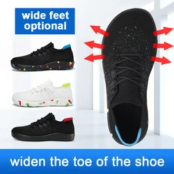 Wide Toe Men Sneakers Plus Size 39-48 Sports Shoes Breathable Barefoot Shoes Fitness and Yoga Fashion Daliy Casual Shoes For Men