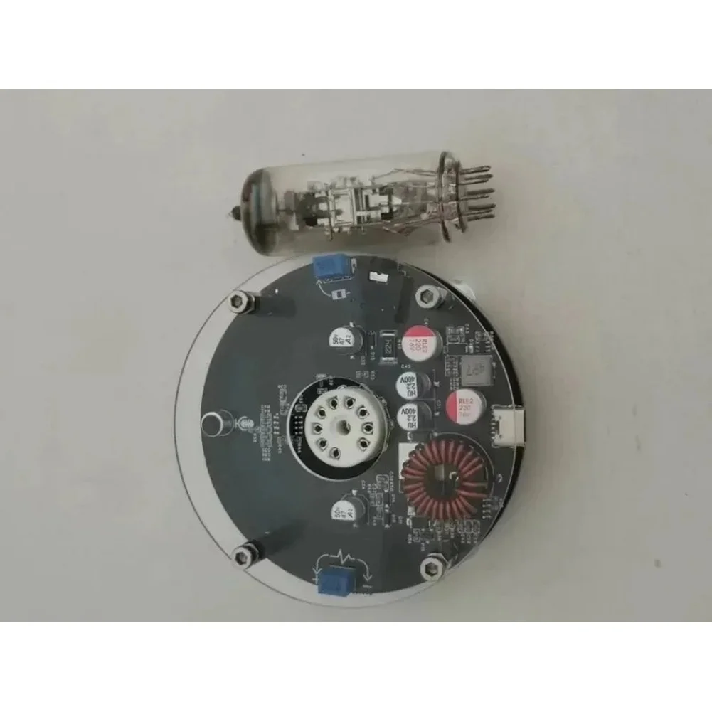 Vintage-Inspired LED for visualizer Tube with Solid State Capacitors and 3.5mm Jack for External Audio for source Connection