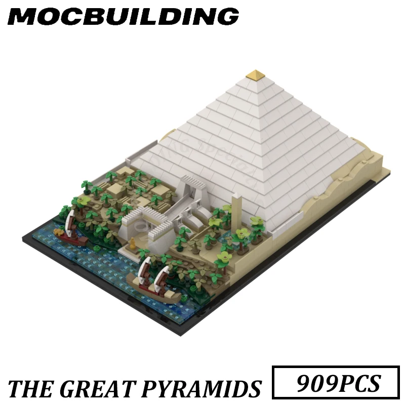 

The Great Pyramids Model MOC Building Blocks Bricks Display Construction Toys Birthday Gifts Present