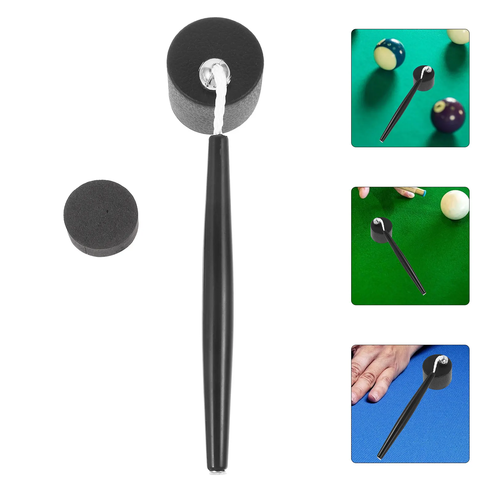 

Chocolate Hat Billiard Chalk Holder Holders Clip Boom for Metal Snooker