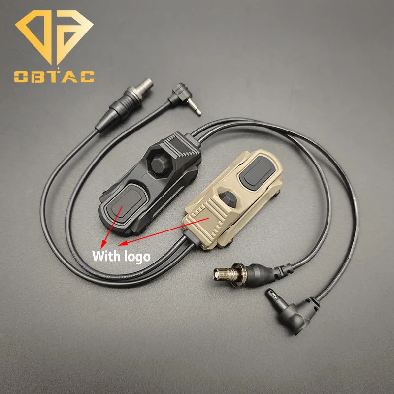 Unidad Táctica AXON, botón Mod de doble función, interruptor remoto a presión SF/2,5/3,5/DC, enchufe Surefir M300 M600 PEQ NGAL Scout Light