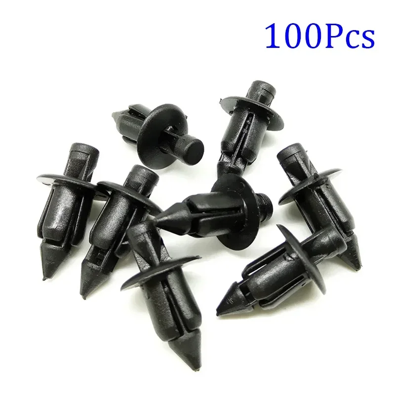 100Pcs Cars Rivet Bike Fairing Trim Panel Fastener Clips Kit For Su Zuki Ho Nda Kaw Asaki Yam Aha Motorcycle Accessories For Car