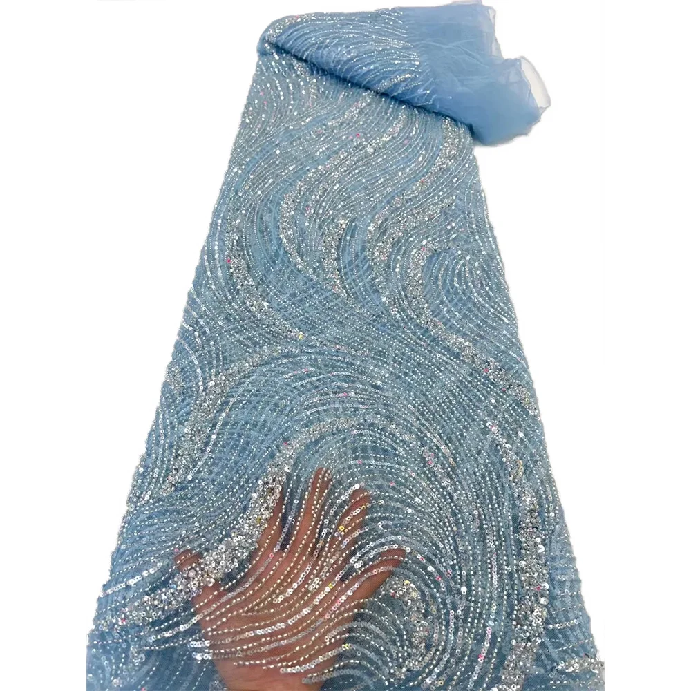 الأفريقي الفاخرة صبغ مطرز المطرزة الدانتيل المواد شمسيّة دانتيل عالية الجودة أنيقة مطرز أقمشة الدانتيل مع الترتر لفستان الحفلات