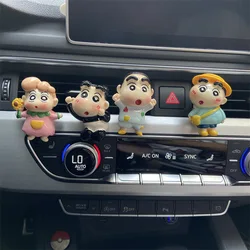 Kawaii Crayon Shin-chan Car Air Outlet Fragrance Decoration Cute Car Aromatherapy Ornament Vehicle Accessories Collection Toys