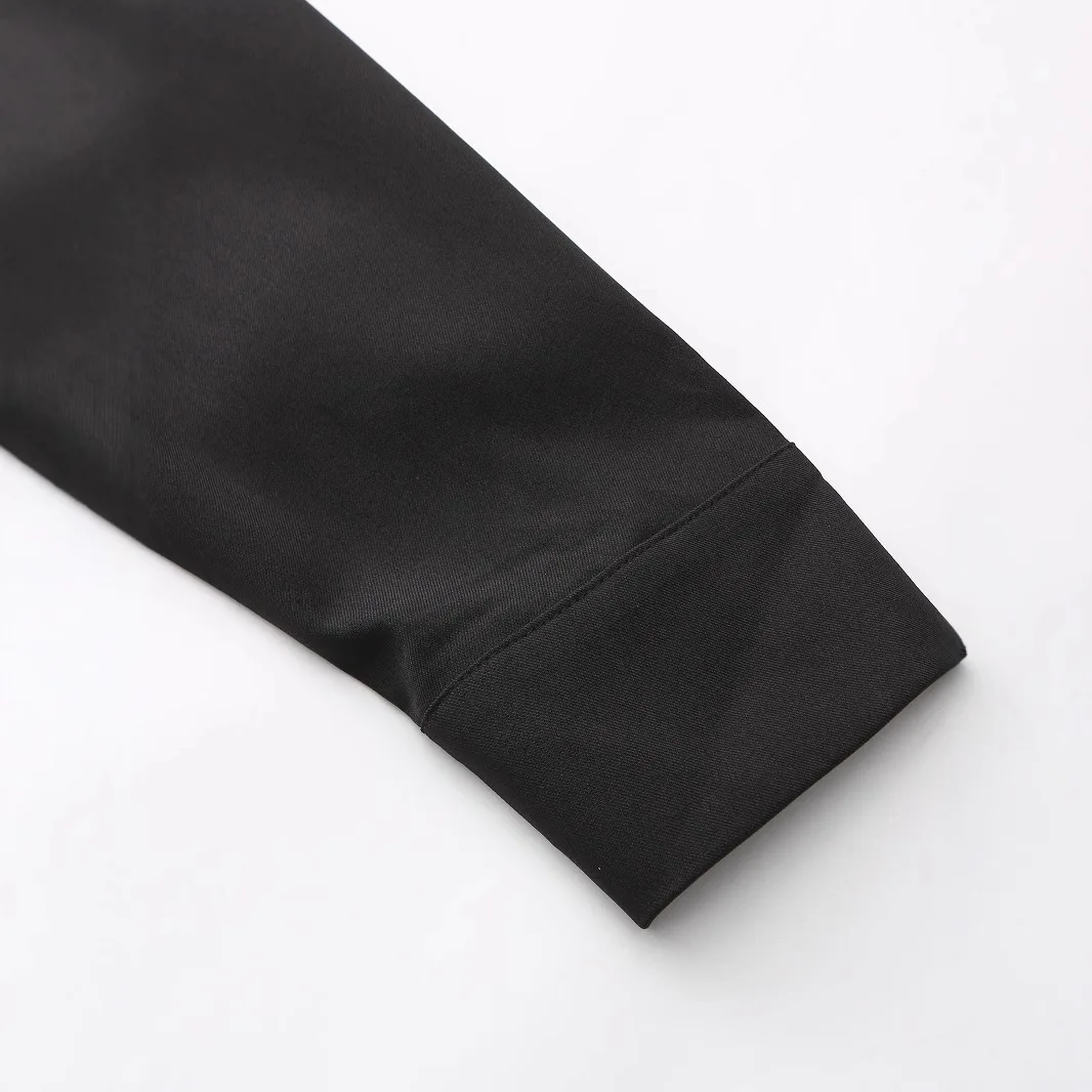 Dubai Turkey Muslim Men Kaftan Robe Solid Color Loose Small Stand Collar Design Thobe 927-104 Ramadan Dubai Luxury Islam Elegant