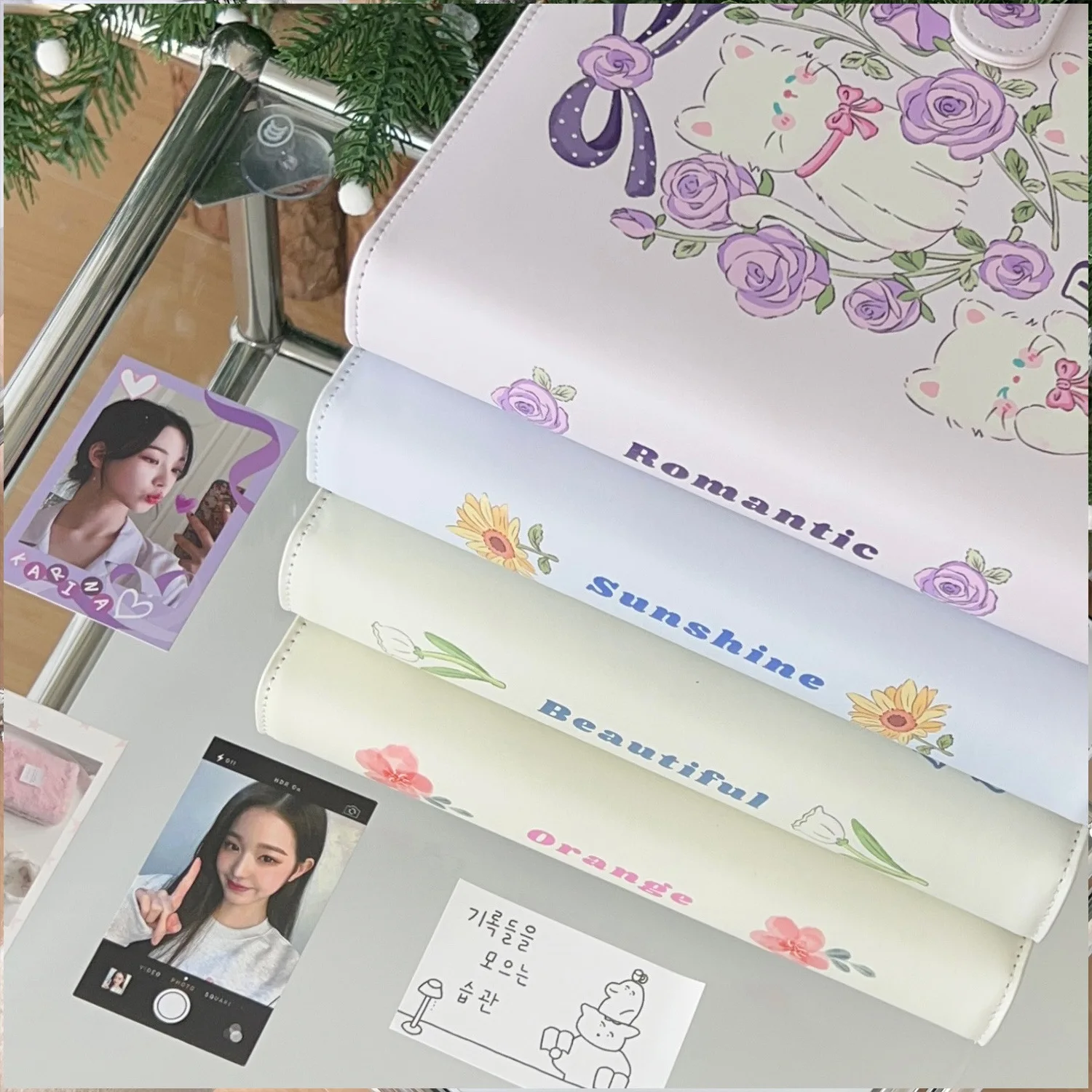 IMYY A5 Kpop Idol Photocard Holder PU Photo Album Photo Card Binder Photocards Album for Photographs Collect Book Album 콜북바인더