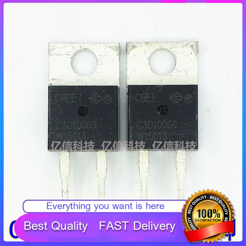 5Pcs/Lot New Original C3D10060 330600V MHZ Diode AND RECTIFIER TO220-2 Good Quality  In Stock