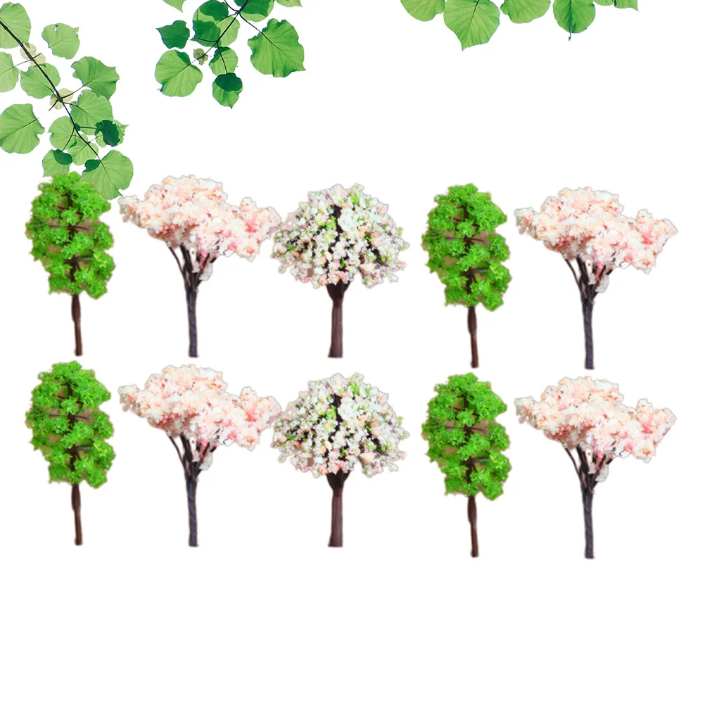 

15Pcs Mini Simulation Trees Micro Landscape Resin Craft Decorations Essential for DIY Container Garden Fairy Terrarium