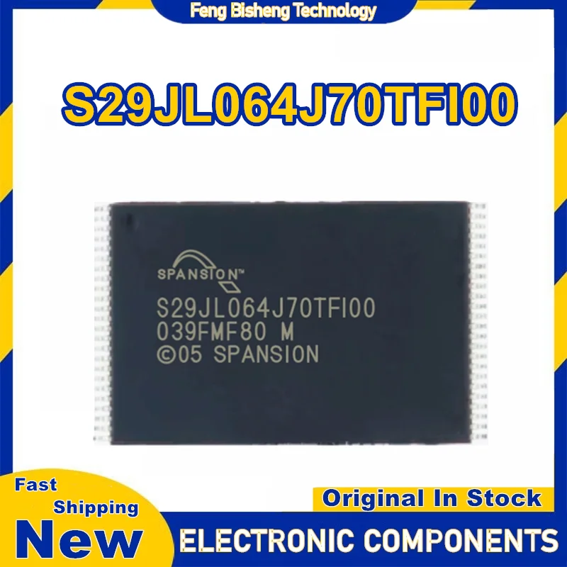 

5PCS S29JL064J70TFI00 S29JL064J70TF100 TSOP48 IC chipset New in stock