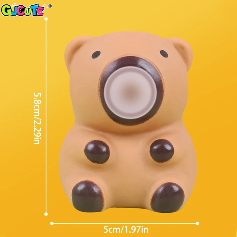 Squeeze Capybara Bubble Toy Adult Children Creative Decompression Tool Releasing Pressure Toys Cute Animals Desktop Ornaments