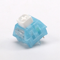 Kailh BOX Arctic Fox Switch 5 Pins Clicky Tactile POM Hot-plug Custom Mechanical Keyboard Switches High Penetration Light Guide