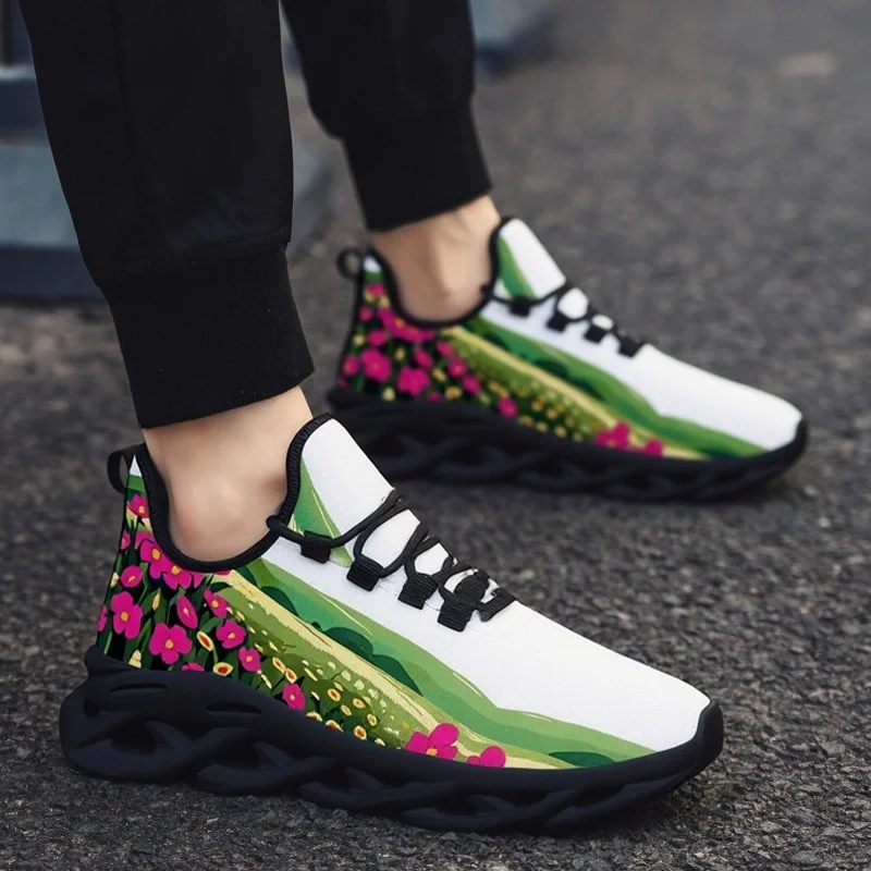 YRZL Mens Sneakers 2025 Lightweight Breathable Gym Shoes Men Non Slip Comfortable Walking Sneakers Athletic Casual Footwear