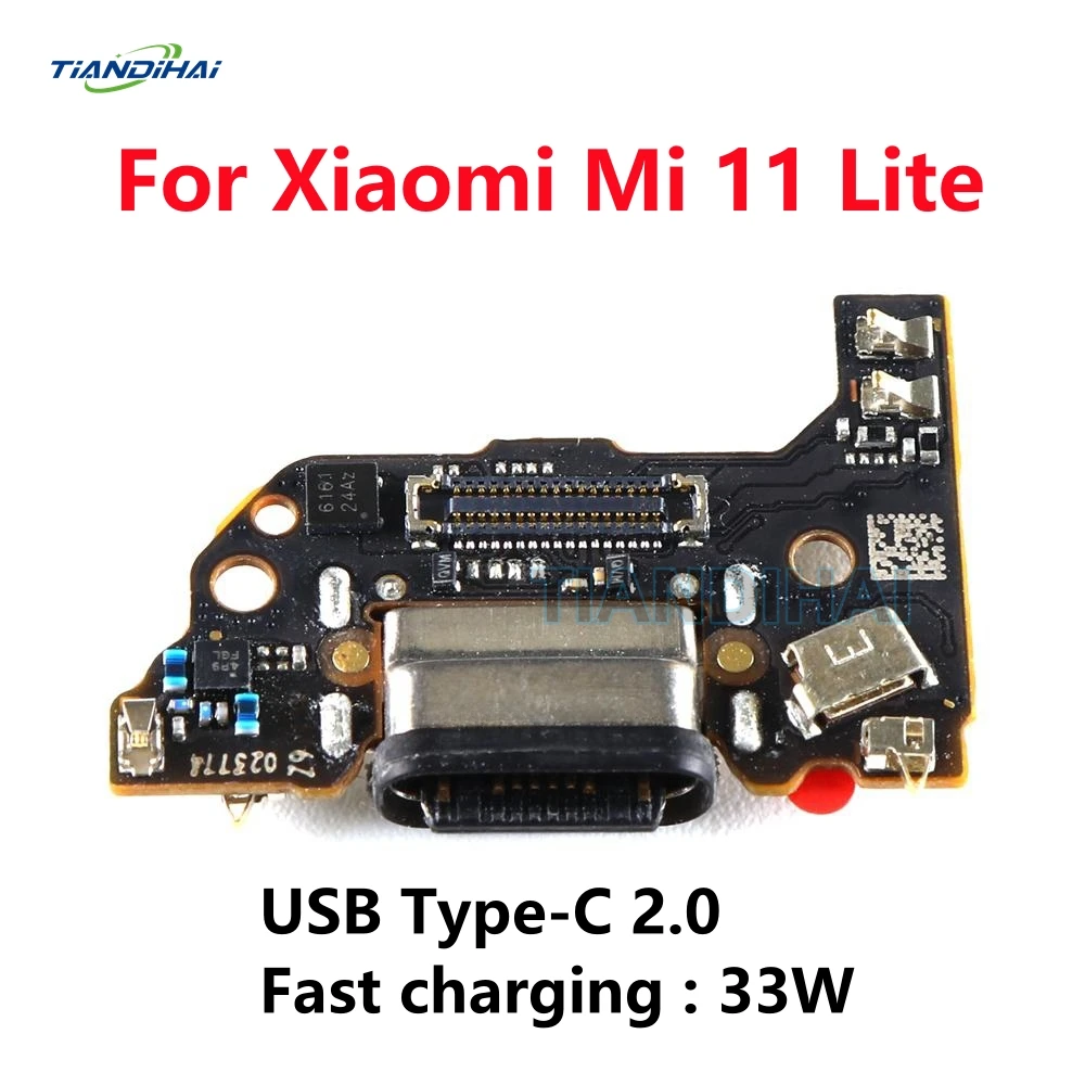 Charger Board For Xiaomi Mi 11 Lite 4G M2101K9AG / 5G M2101K9G USB Port Connector Dock Charging Board 11Lite Flex Cable