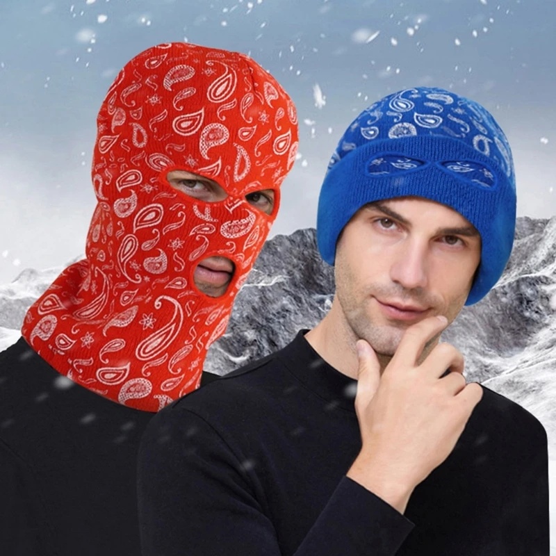 Neck Guard Balaclava Three-hole Ski Mask Tacticals Mask Full Face Mask Winter Hat Party Mask Special Gifts for Adult