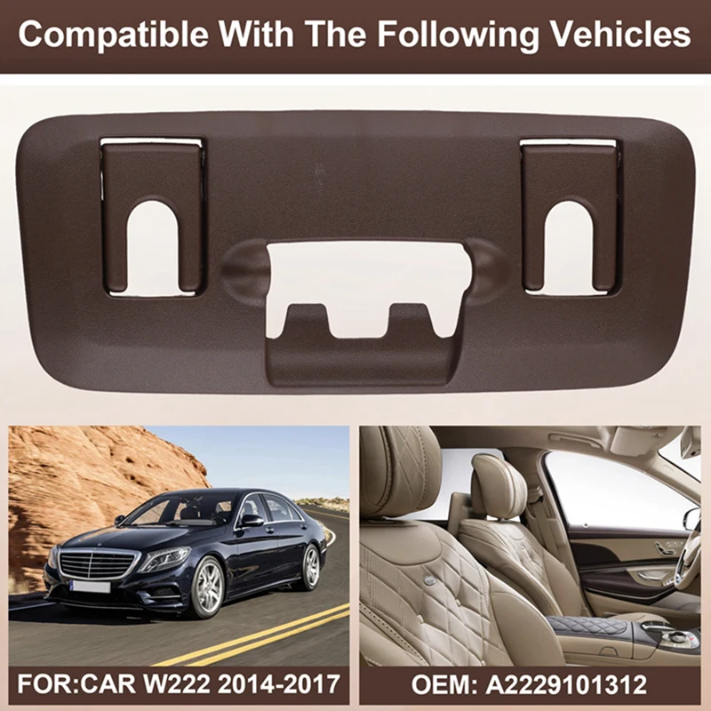 

Car Front Right Seat Headrest Fixed Cover Protective Cover A2229101312 For Mercedes Benz S Class W222 2014-2017