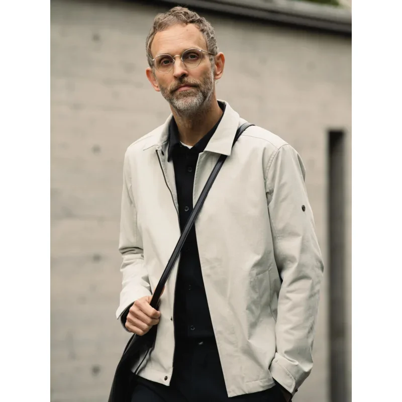 

Spring and Autumn Jackets Men's Business Casual Executive Lapel Commuter Jacket