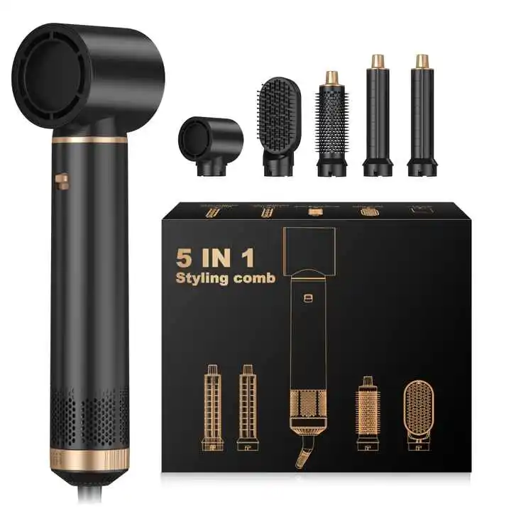 

One Step Professional 5 in 1 Hair Dryer Set Multi Styler Hair Tools Iron Curling High Speed Blow Dryer Brush