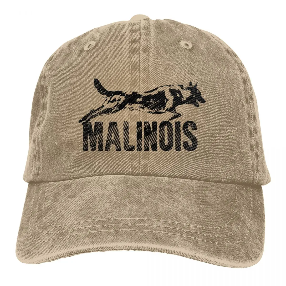 Belgian Malinois Dog Shepherd Mechelaar Baseball Cap Vintage Dad Hats Men Outdoor Adjustable Fit Hats Cap