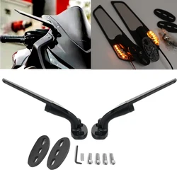 For Kawasaki ZX10R ZX9R ZX7R ZX6R ZX636 ZX12R ZX14R Motorcycle Mirror Modified Wind Wing Adjustable Rotating Rearview Mirror