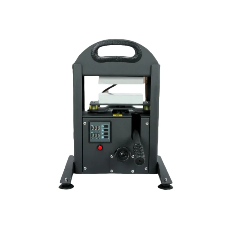 

5 Ton Dual Heating Platen Oil Press Machine 6x12cm Heat Press Hydraulic Press for Hydroponic