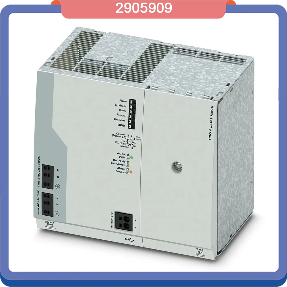 

High Quality 2905909 TRIO-UPS-2G/1AC/1AC/230V/750VA TRIO AC-UPS Uninterruptible Power Supply Fast Ship